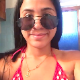 A pretty, Hispanic girl wearing sunglasses and a bikini farts, then takes a shit and piss while sitting on a toilet. A heavy plop is clearly heard, She rinses her ass with a cup of water when done. About 9 minutes.